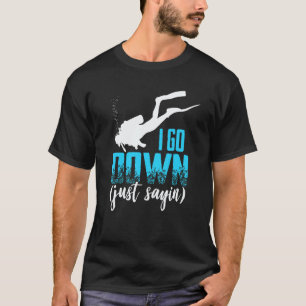 Tauchen mit Taucherbrille Grafik Frauen und Männer T-Shirt