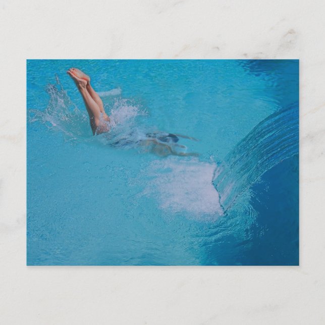 Tauchen Postkarte (Vorderseite)