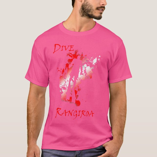 Tauchen Rangiroa T-Shirt (Vorderseite)