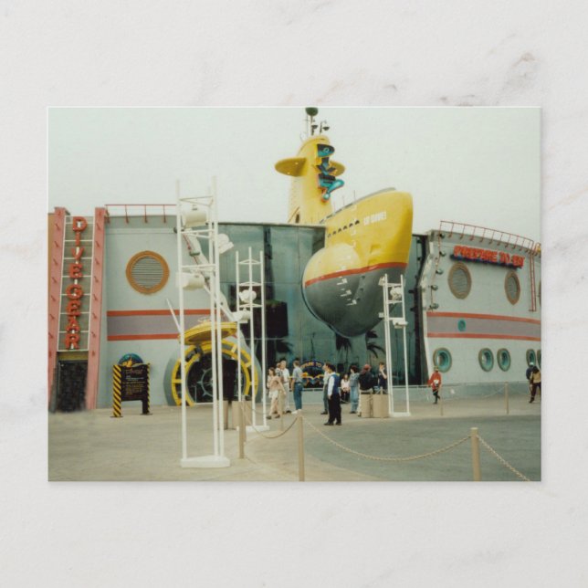 Tauchen! Restaurant Las Vegas Postkarte (Vorderseite)