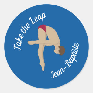 Tauchen Runder Aufkleber