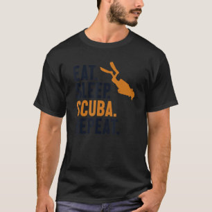 Tauchen Schlafen Tauchen Wiederholen Unterwasser T T-Shirt