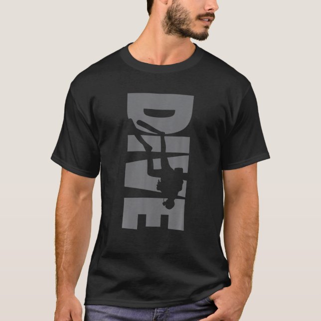 Tauchen Scuba Diver Ocean Diving Freediving Fl T-Shirt (Vorderseite)