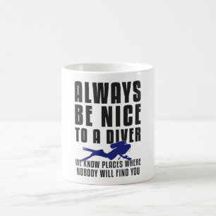 Tauchen Scuba Diving Diver Funny Geschenk Idee Kaffeetasse