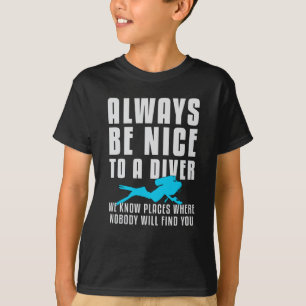Tauchen Scuba Diving Diver Funny Sea Geschenk Idee T-Shirt