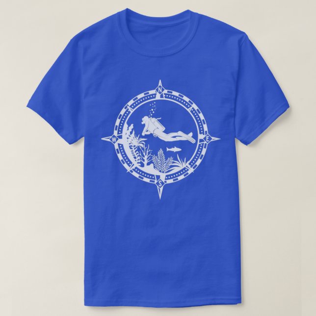 Tauchen Scuba T-Shirt (Design vorne)