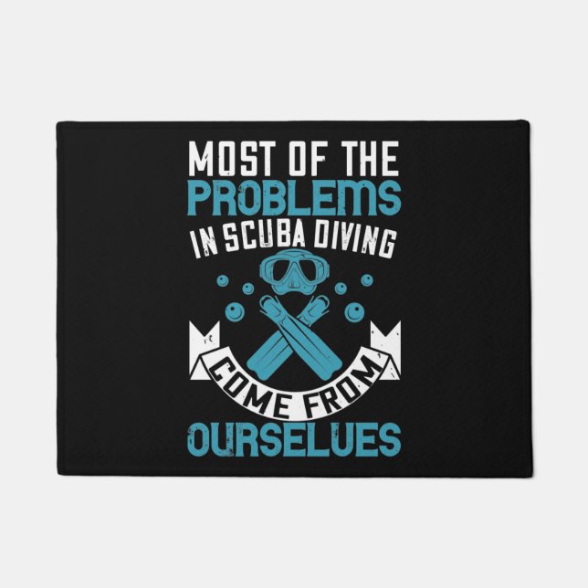 Tauchen - Selfmade Scuba Diving Problems Fußmatte (Vorderseite)