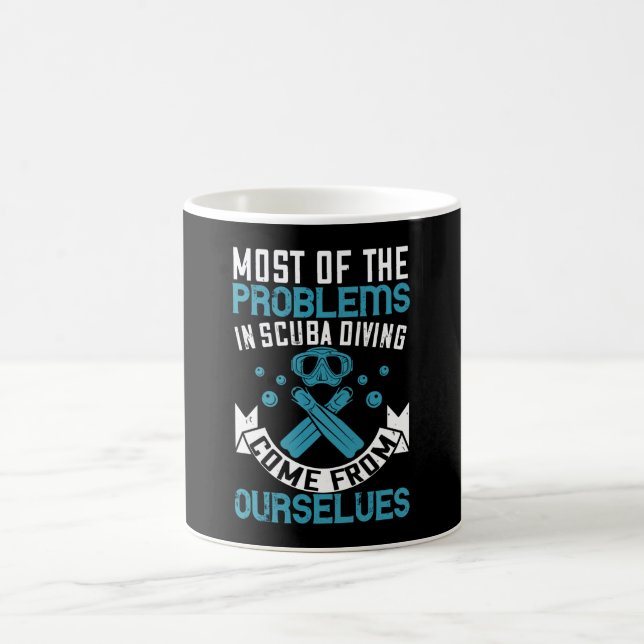 Tauchen - Selfmade Scuba Diving Problems Kaffeetasse (Mittel)