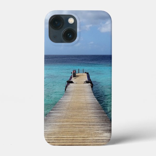 Tauchen Sie ein in den Blue Phone Case (Rückseite)