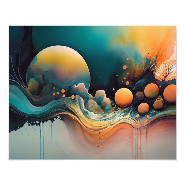 Tauchen Sie ein in die verzaubernden Tiefen eines  Fotodruck (Vorne)