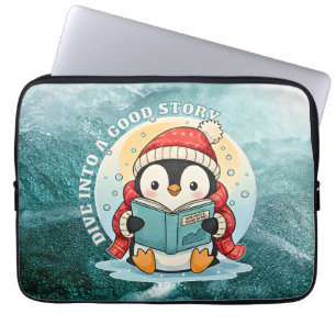 Tauchen Sie ein in eine gute Geschichte Pinguin-Me Laptopschutzhülle