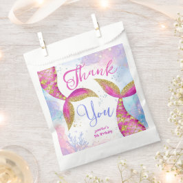 Tauchen Sie ein in fünf Meerjungfrau 5. Geburtstag Geschenktütchen