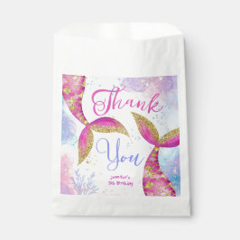 Tauchen Sie ein in fünf Meerjungfrau 5. Geburtstag Geschenktütchen