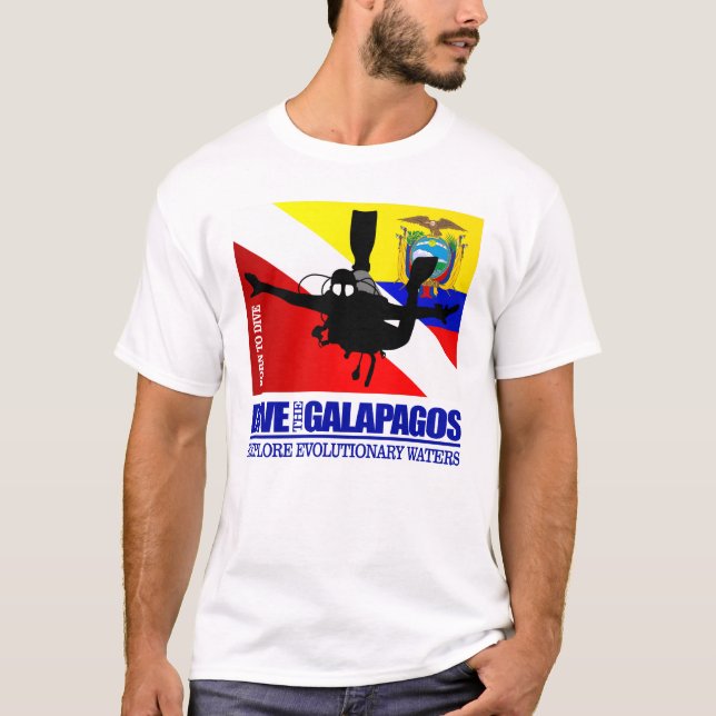 Tauchen Sie Galapagos DF2 T-Shirt (Vorderseite)