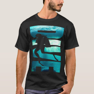 Tauchen Sie Unterwasser-Tauchen Schnorcheln Seelan T-Shirt