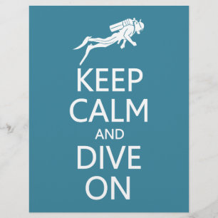 Tauchen Sie weiter mit benutzerdefinierter Farbe Flyer