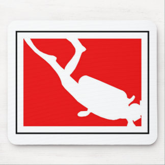 Tauchen-Symbol Mousepad