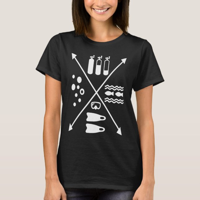 Tauchen T-Shirt (Vorderseite)