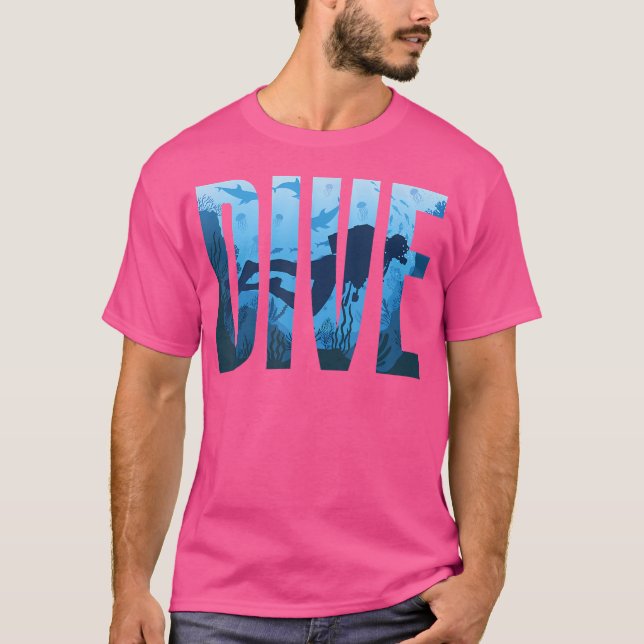 Tauchen T-Shirt (Vorderseite)