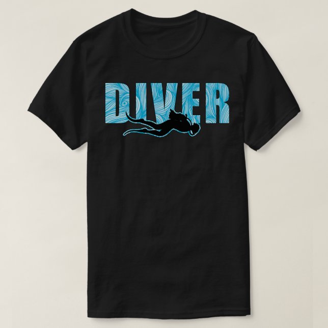 Tauchen T-Shirt (Design vorne)
