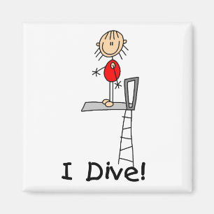 Tauchen-T-Shirts und Geschenke des Magnet