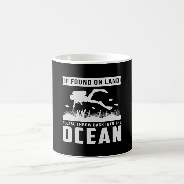 Tauchen Tauchen Scuba Diving Funny Sea Geschenk Id Kaffeetasse (Mittel)