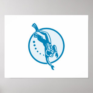 Tauchen, Tauchen, Tauchen, Tauchen, Unterwasser, S Poster