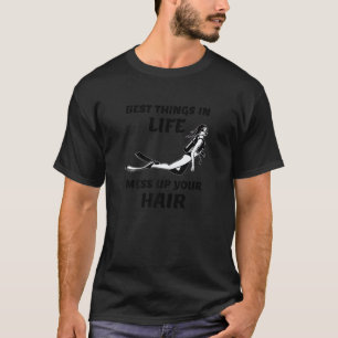 Tauchen Taucher Unterwasser Sommer Urlaub Ozea T-Shirt