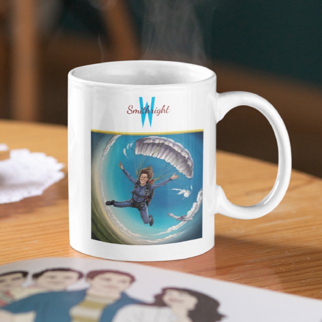 Tauchen über den Wolken Kaffeetasse (Von Creator hochgeladen)