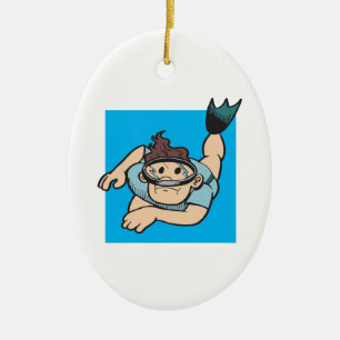 Tauchen unten keramikornament