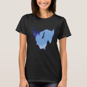 Tauchen unter Wasser in Apnoe & Fre T-Shirt