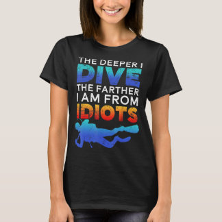 Tauchen unter Wasser Tauchen T-Shirt Tauchen