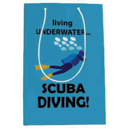 Tauchen Unterwasser Mittlere Geschenktüte