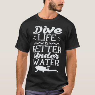 Tauchen Unterwasser Taucher Tauchgang Taucher Sc T-Shirt