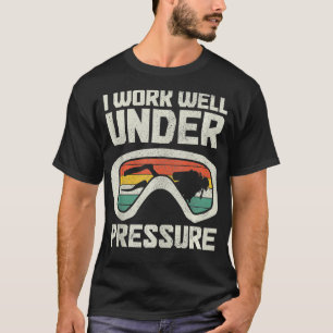 Tauchen Vintage Lustig Taucher T-Shirt