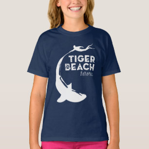 Tauchen von Haifischen am Tiger Beach T-Shirt