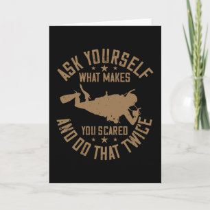 Tauchen - Was macht Angst und Wiederholung Karte