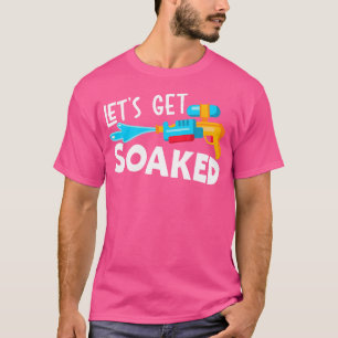 Tauchen wir ein Wasser-Blaster-Spritzer-Wasserpist T-Shirt