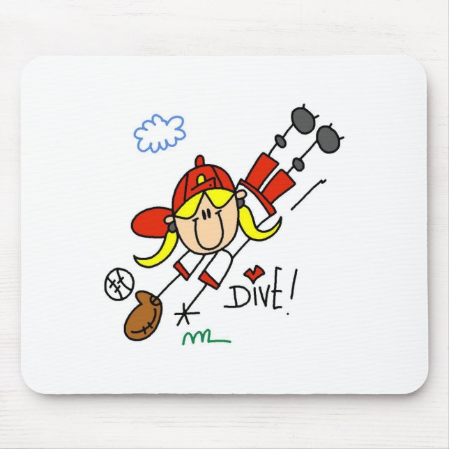 Tauchender Fang-Mauspad Mousepad (Vorne)
