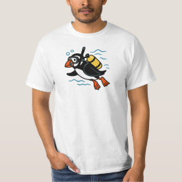 Tauchender Papageientaucher T-Shirt