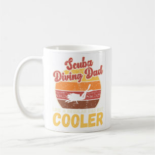 Tauchender Vater Lustiger Tauchender Vater Kaffeetasse