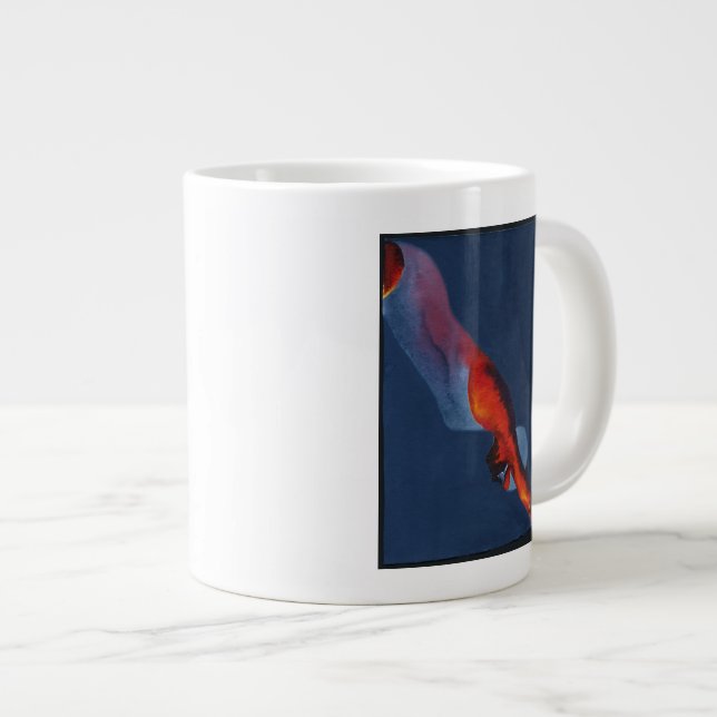Taucher 2 Jumbo-Tasse (Vorderseite Rechts)