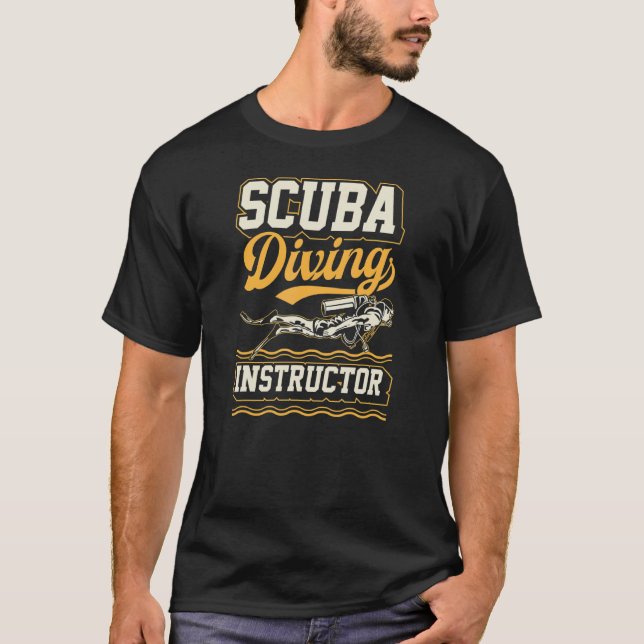Taucher Ausbilder Open Water Divemaster Staf T-Shirt (Vorderseite)