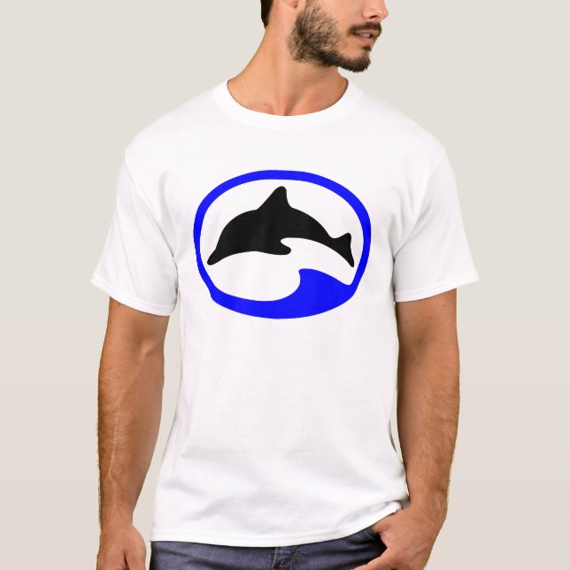 Taucher-Delphin-Logo-T - Shirt (Vorderseite)