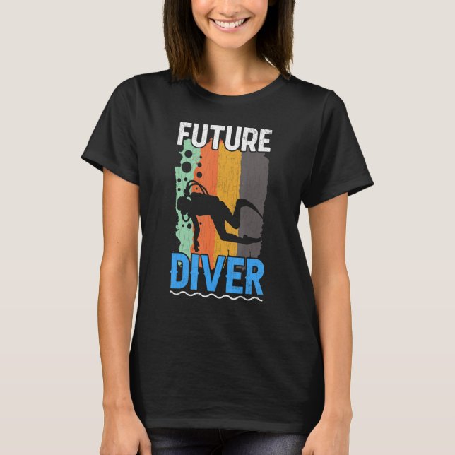 Taucher der Zukunft T-Shirt (Vorderseite)