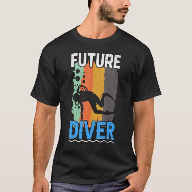 Taucher der Zukunft T-Shirt (Vorderseite)