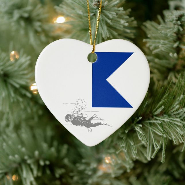 Taucher Fahrer Keramik Ornament (Baum)