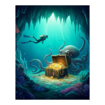 Taucher findet einen geschützten Schatz