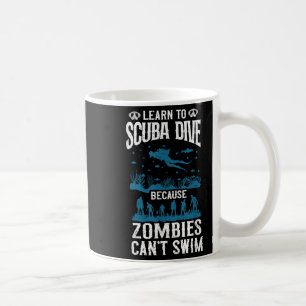 Taucher lernen, Taucher zu tauchen Zombies kann ni Kaffeetasse