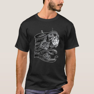 Taucher Oktopus Kraken Unterwasser-Tauchen Premi T-Shirt
